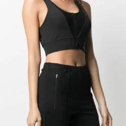 Karl Lagerfeld Powermesh sport bra
