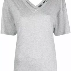 Karl Lagerfeld double V-neck T-shirt