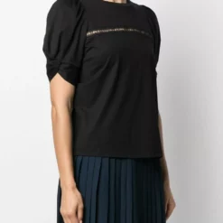 Karl Lagerfeld puffy sleeve T-shirt