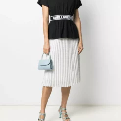 Karl Lagerfeld logo tape T-shirt