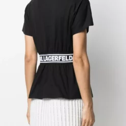Karl Lagerfeld logo tape T-shirt