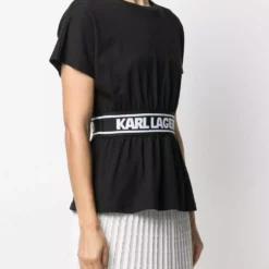 Karl Lagerfeld logo tape T-shirt
