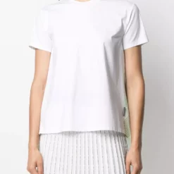 Karl Lagerfeld organza back T-shirt