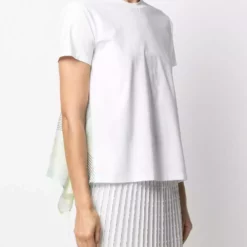 Karl Lagerfeld organza back T-shirt