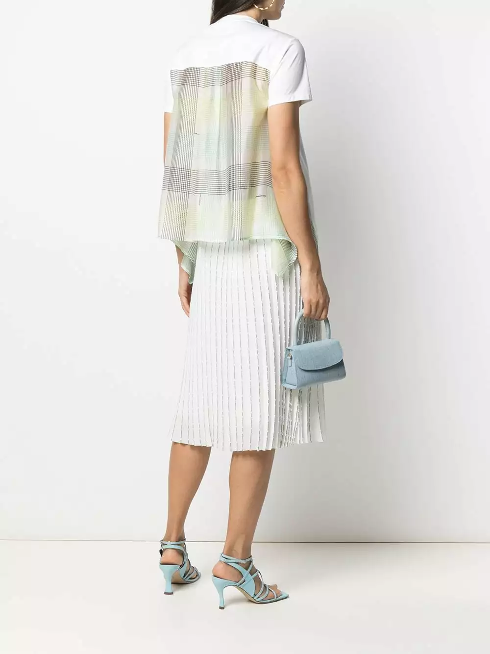 Karl Lagerfeld organza back T-shirt