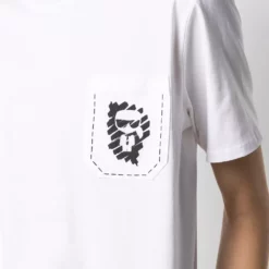 Karl Lagerfeld logo print pocket T-shirt