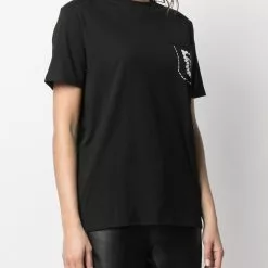 Karl Lagerfeld Ikonik Graffiti pocket T-shirt