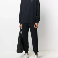 Karl Lagerfeld embroidered-logo crew neck sweatshirt