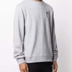 Karl Lagerfeld K embroidery rib-trimmed sweatshirt