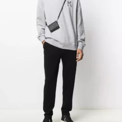 Karl Lagerfeld K embroidery rib-trimmed sweatshirt