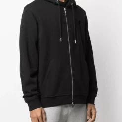 Karl Lagerfeld K embroidery zip-up hoodie