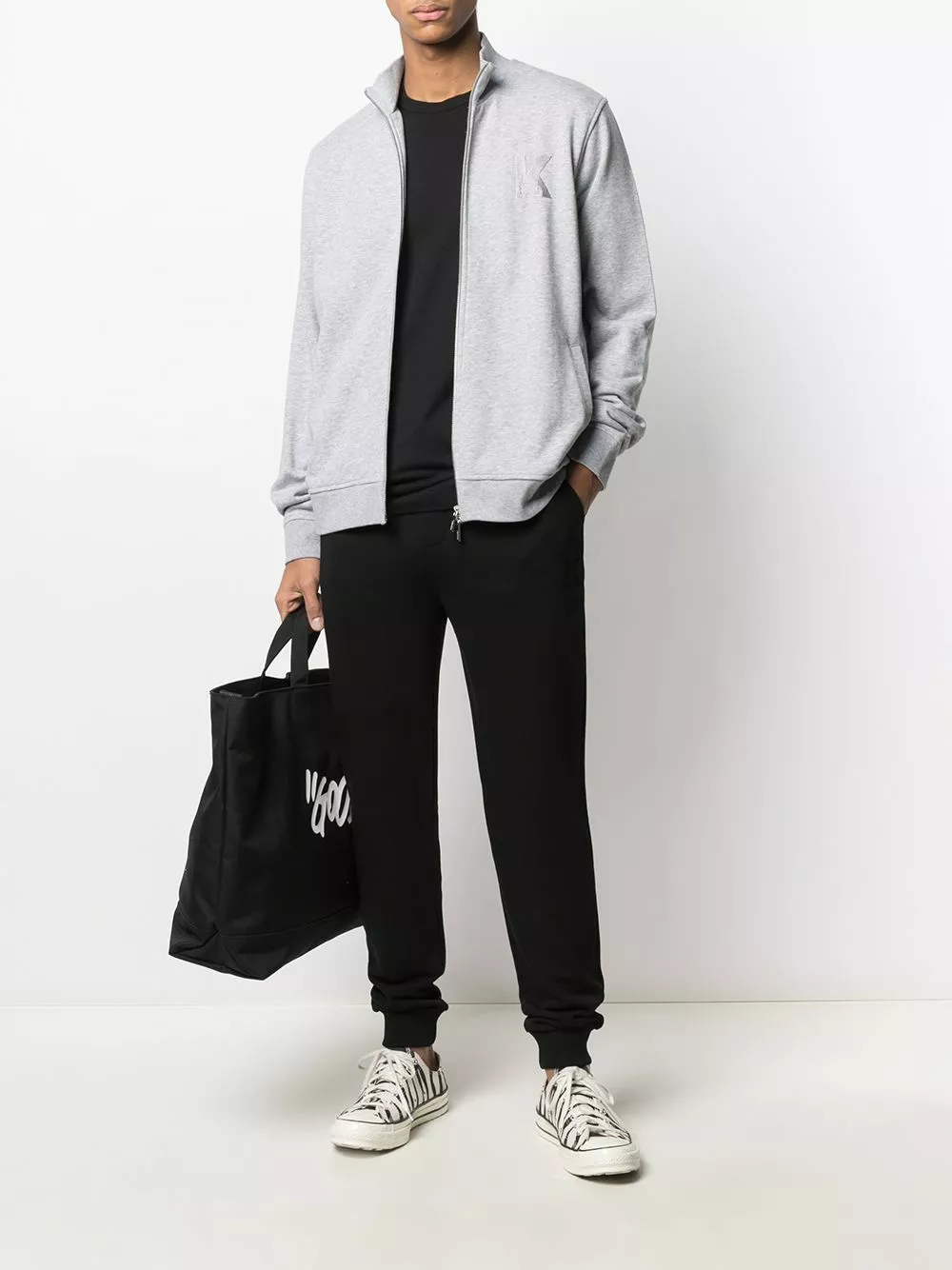 Karl Lagerfeld cotton-blend track pants
