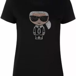 Karl Lagerfeld crystal-embellished T-shirt
