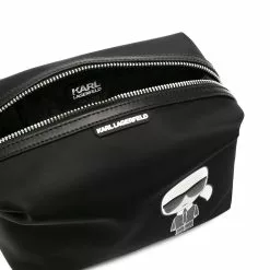 Karl Lagerfeld K/Ikonik rectangular make-up bag