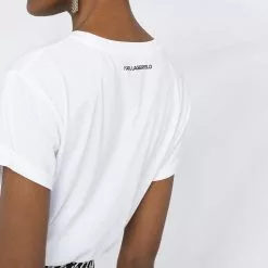 Karl Lagerfeld logo patch T-shirt