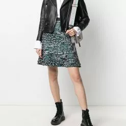 Karl Lagerfeld A-Line tweed skirt