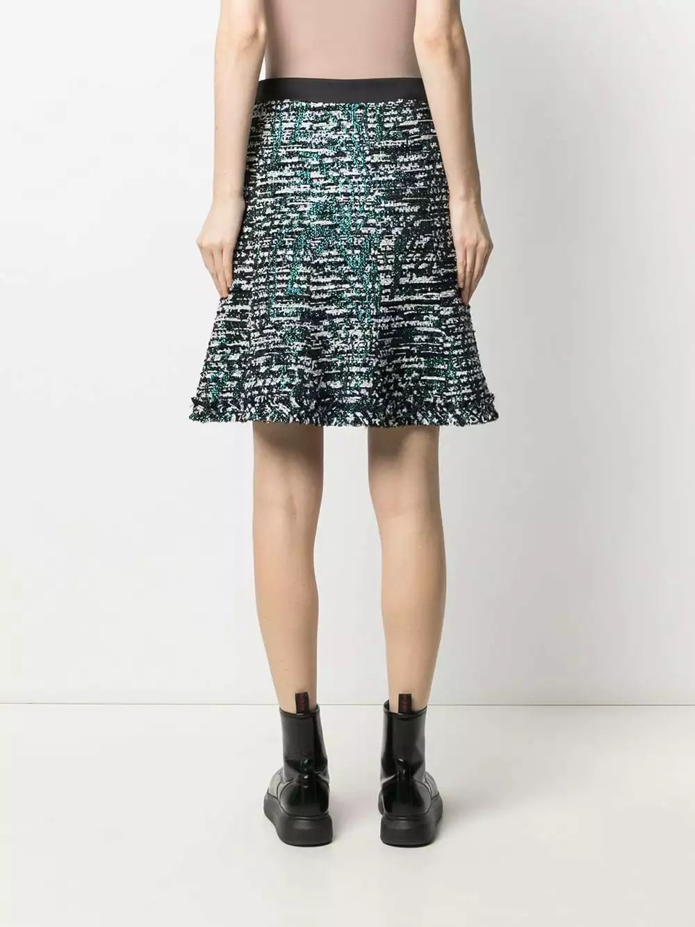 Karl Lagerfeld A-Line tweed skirt