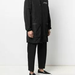 Karl Lagerfeld KL logo hooded coat