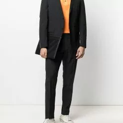 Karl Lagerfeld jacquard suit trousers