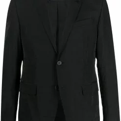 Karl Lagerfeld jacquard logo-print blazer