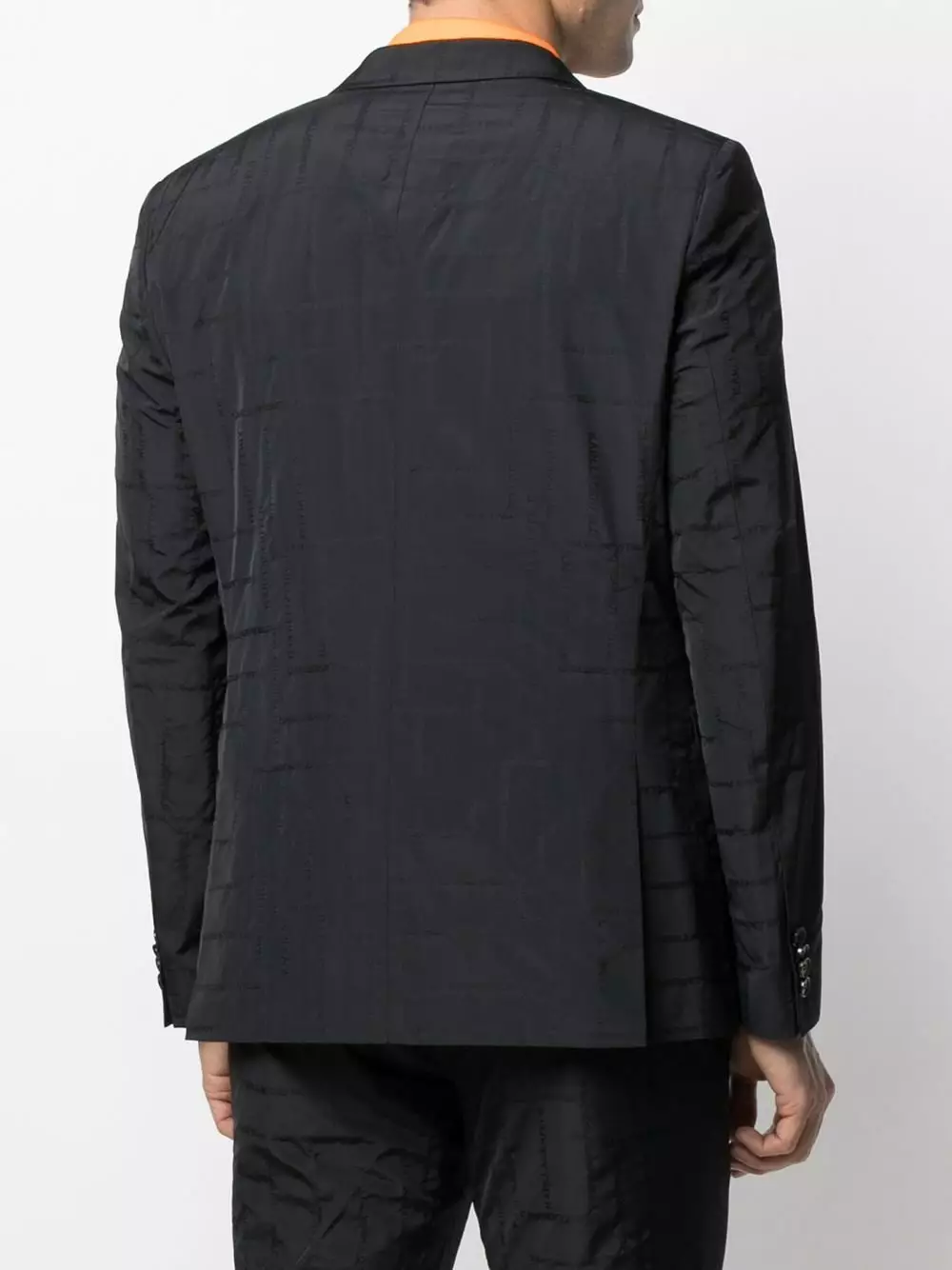 Karl Lagerfeld jacquard logo-print blazer