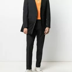 Karl Lagerfeld jacquard logo-print blazer