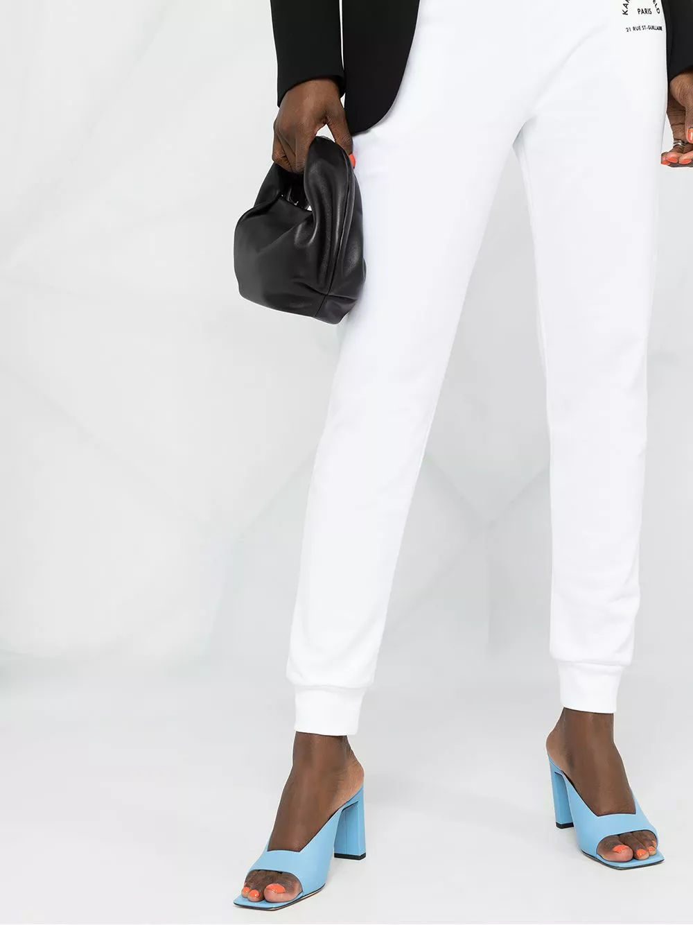 Karl Lagerfeld Rue St Guillaume print track pants