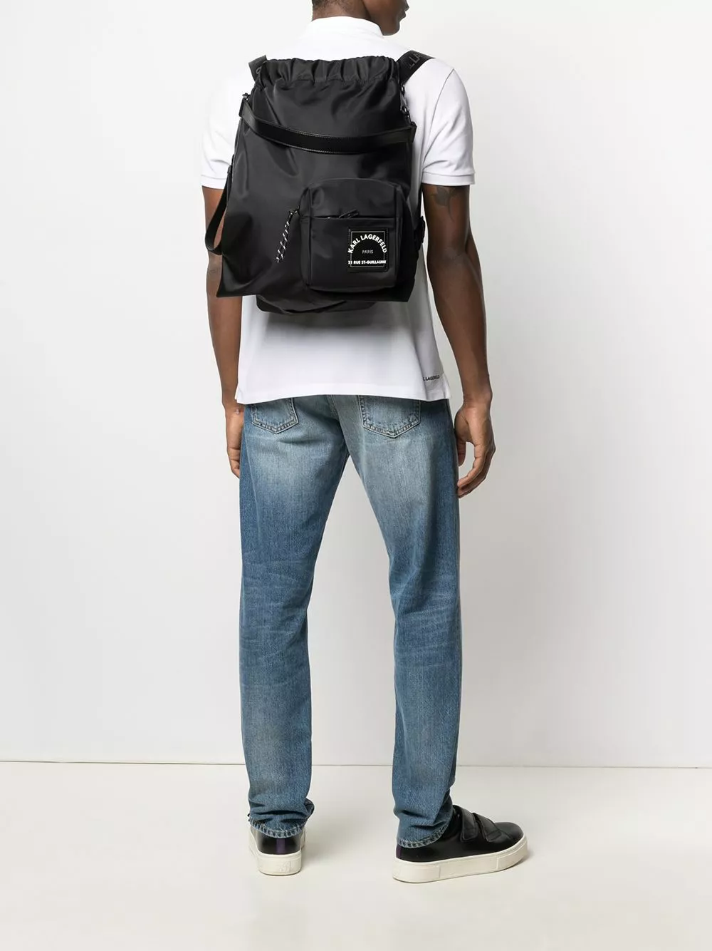 Karl Lagerfeld Rue St-Guillaume drawstring backpack