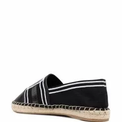Karl Lagerfeld Kamini Insignia logo-embroidered espadrilles