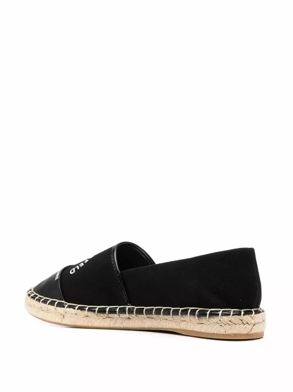 Karl Lagerfeld Kamini Insignia logo-embroidered espadrilles