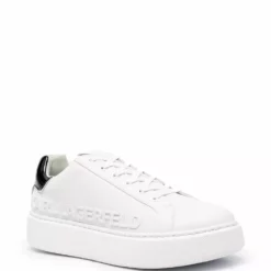 Karl Lagerfeld Maxi Kup logo-debossed sneakers