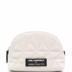 Karl Lagerfeld x Amber Valletta rounded wash bag