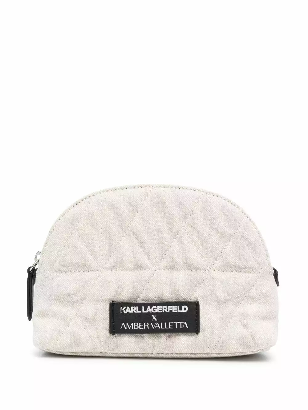 Karl Lagerfeld x Amber Valletta rounded wash bag