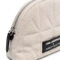 Karl Lagerfeld x Amber Valletta rounded wash bag