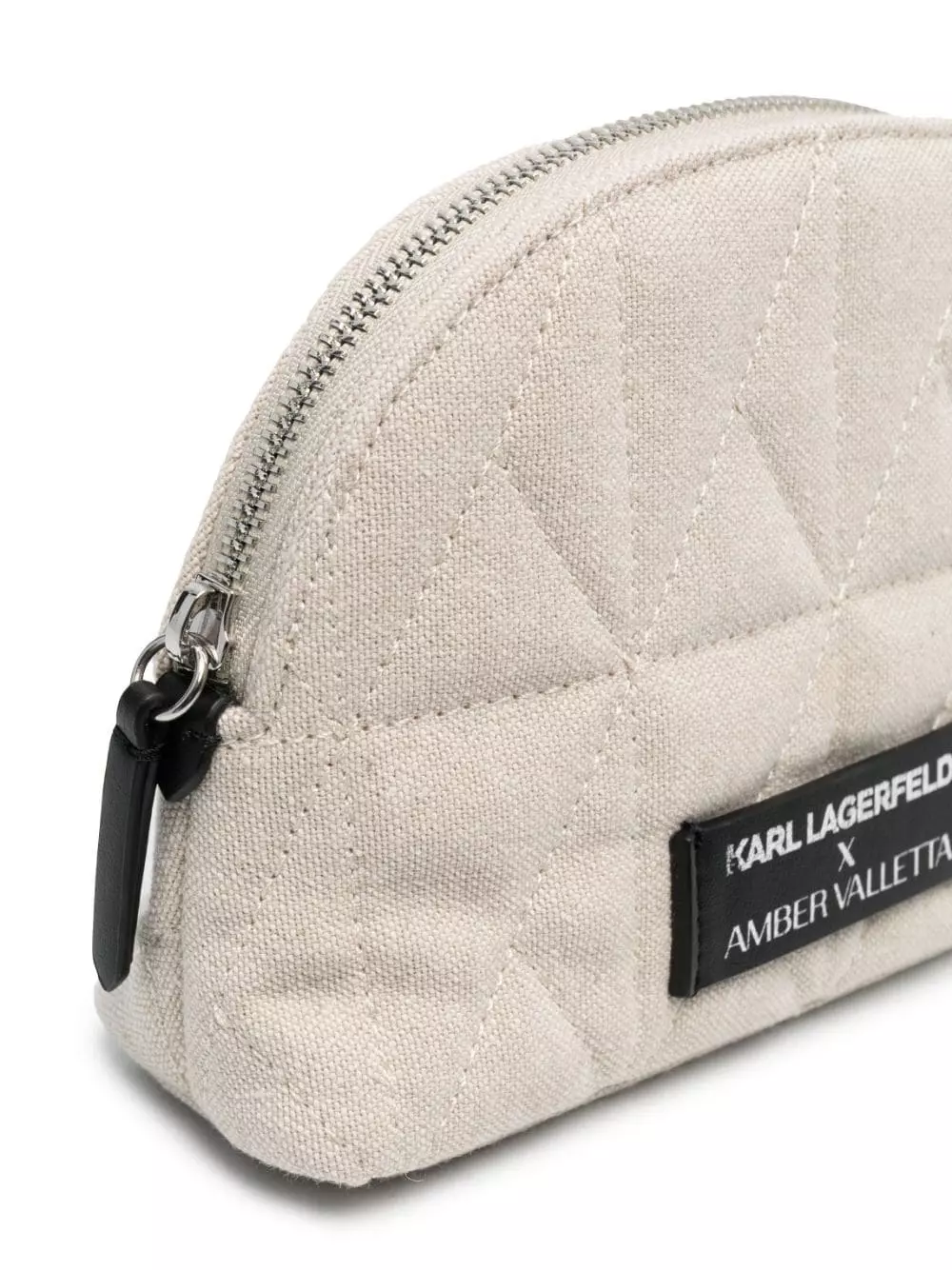 Karl Lagerfeld x Amber Valletta rounded wash bag