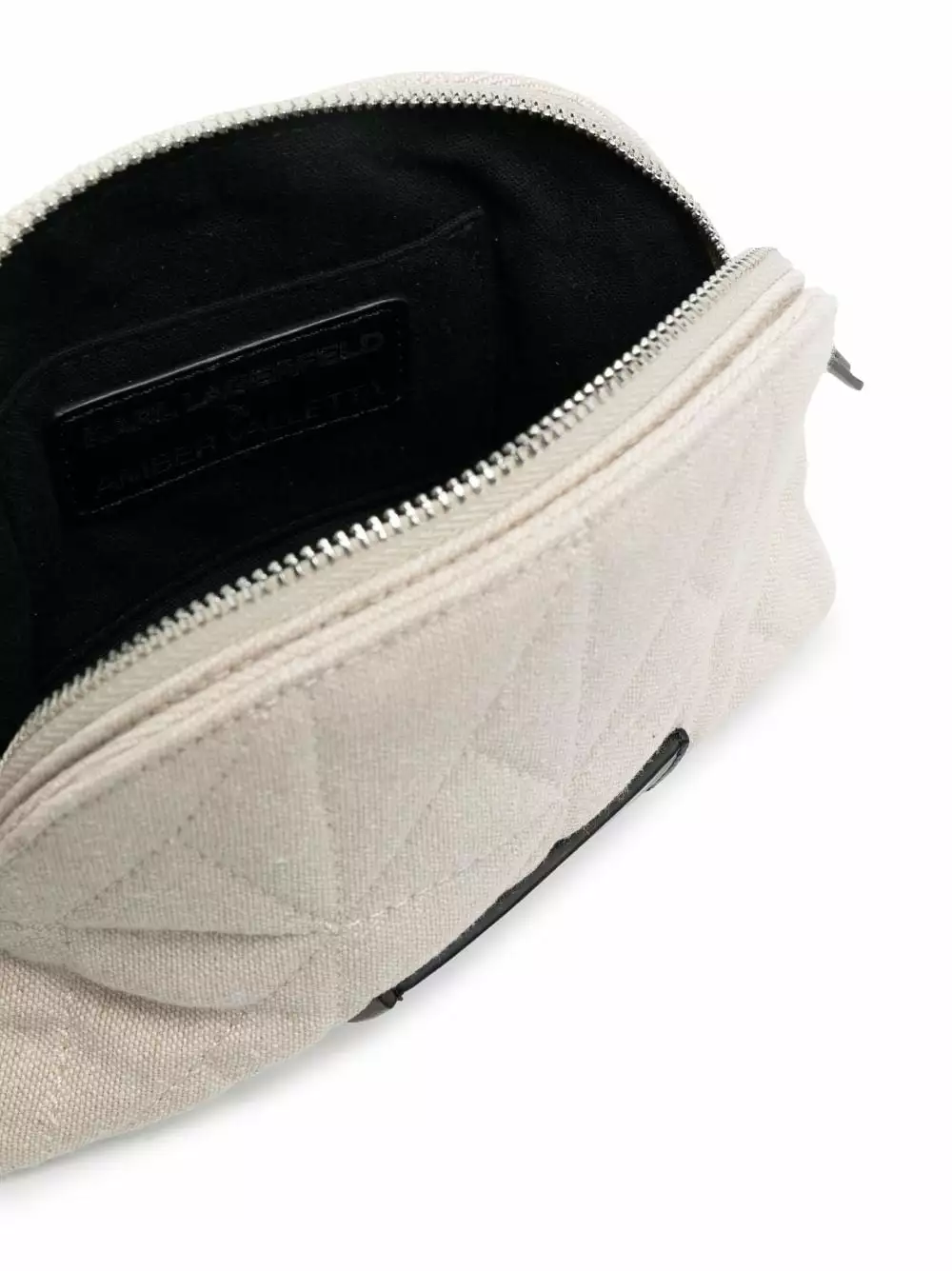 Karl Lagerfeld x Amber Valletta rounded wash bag