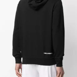 Karl Lagerfeld zip-through hooded sweatshirt