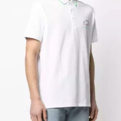 Karl Lagerfeld logo-print short-sleeve polo shirt