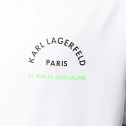 Karl Lagerfeld logo-print short-sleeve polo shirt