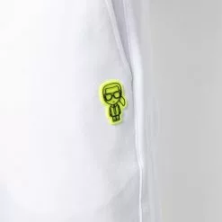 Karl Lagerfeld K/Ikonic logo-patch cotton trousers