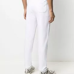 Karl Lagerfeld K/Ikonic logo-patch cotton trousers