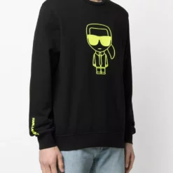 Karl Lagerfeld K/Ikonik crew-neck sweatshirt