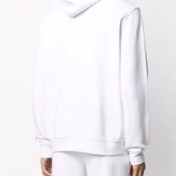 Karl Lagerfeld K/Ikonic logo-patch cotton hoodie