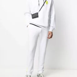 Karl Lagerfeld K/Ikonic logo-patch cotton hoodie