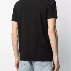 Karl Lagerfeld pixel-logo print stretch-cotton T-shirt