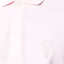 Karl Lagerfeld embroidered-logo cotton polo shirt