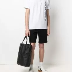 Karl Lagerfeld logo-print stretch-cotton polo shirt