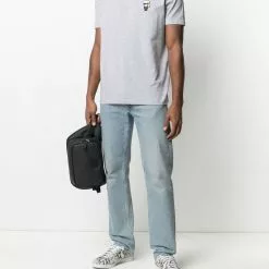 Karl Lagerfeld logo-patch cotton T-Shirt