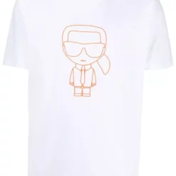Karl Lagerfeld Ikonik-print cotton T-shirt