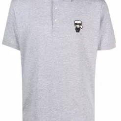 Karl Lagerfeld Ikonik patch polo shirt